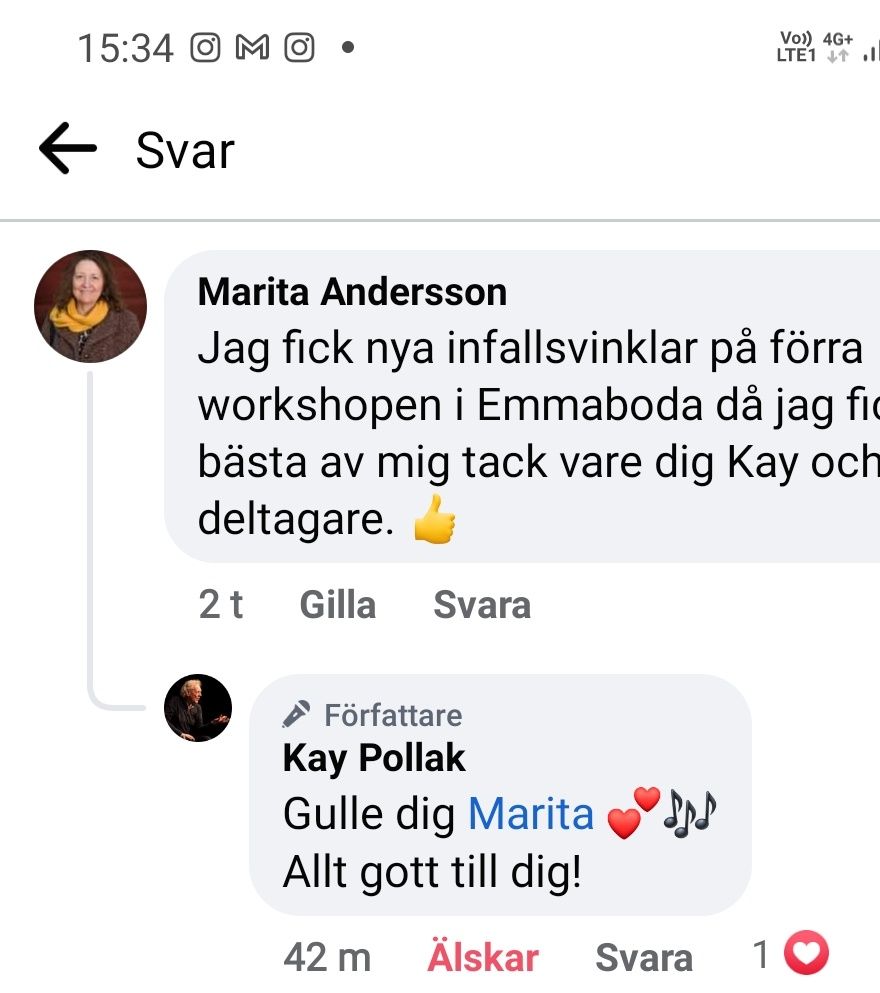 Ett gott skratt förlänger livet! Allt gott till dig Kay Pollak!